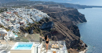 Mythical Blue Santorini Mythical Blue Santorini
