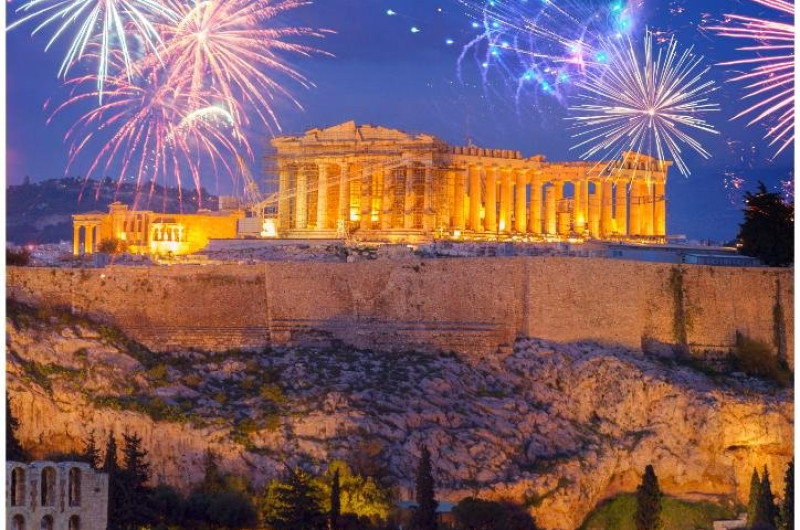 revelion atena - intre acropole si marea egee 1