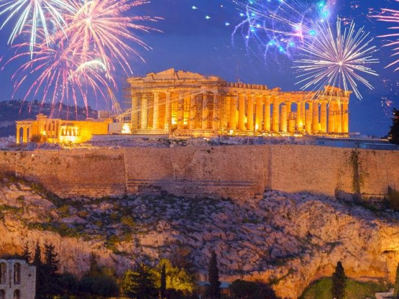 revelion atena - intre acropole si marea egee 1